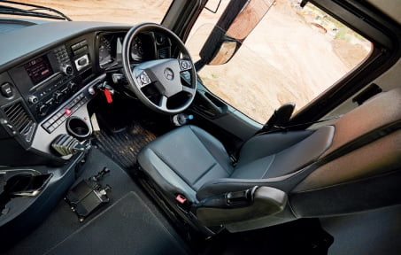 Ciceley truck Interior view 2