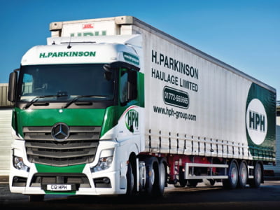 Actros truck used by HPH