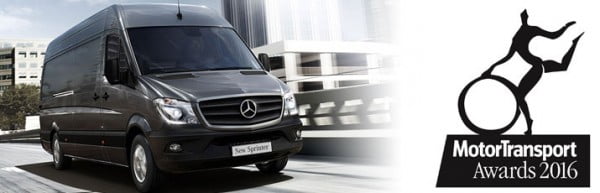 Sprinter wins Motor Transport top fleet van award