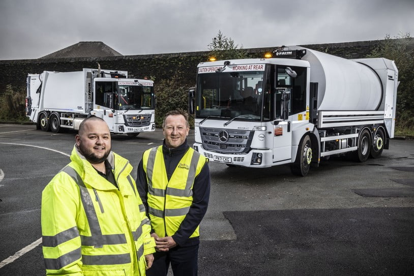 Tom Alberts right Jason Molyneux Bolton Council 2