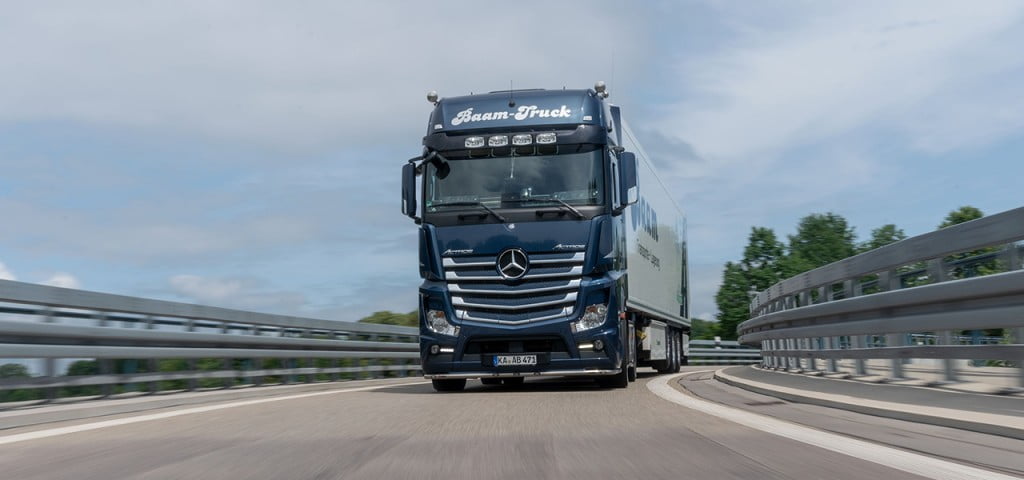 Otto Baam Transporte Und Lagerung Inh. Andreas Baam At Baam in Karlsruhe the staff rely on Mercedes-Benz Uptime | Mercedes