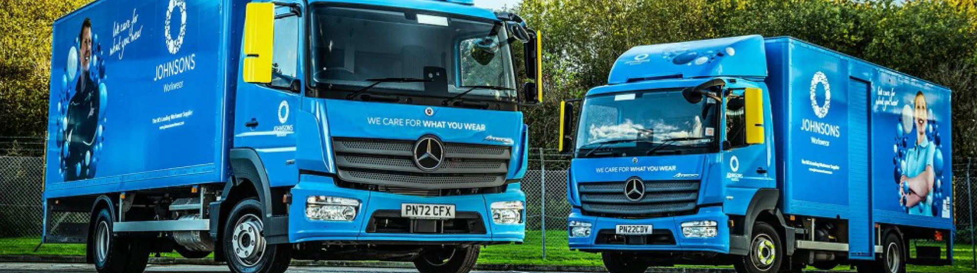 Johnsons Workwear purchase 60 Mercedes trucks